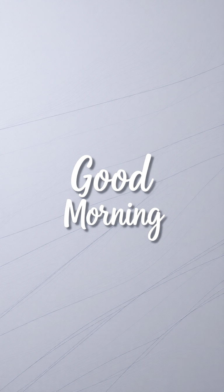iPhone AI Good Morning Aesthetic Wallpaper Copyright-Free Photo